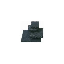 Granulaat rubber plaatje 20x20x2 cm